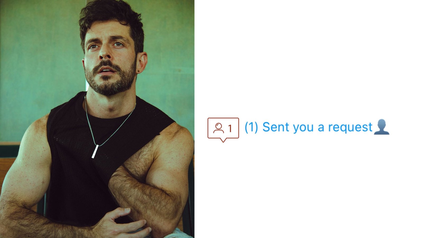 Sent you a request, tap here to respond