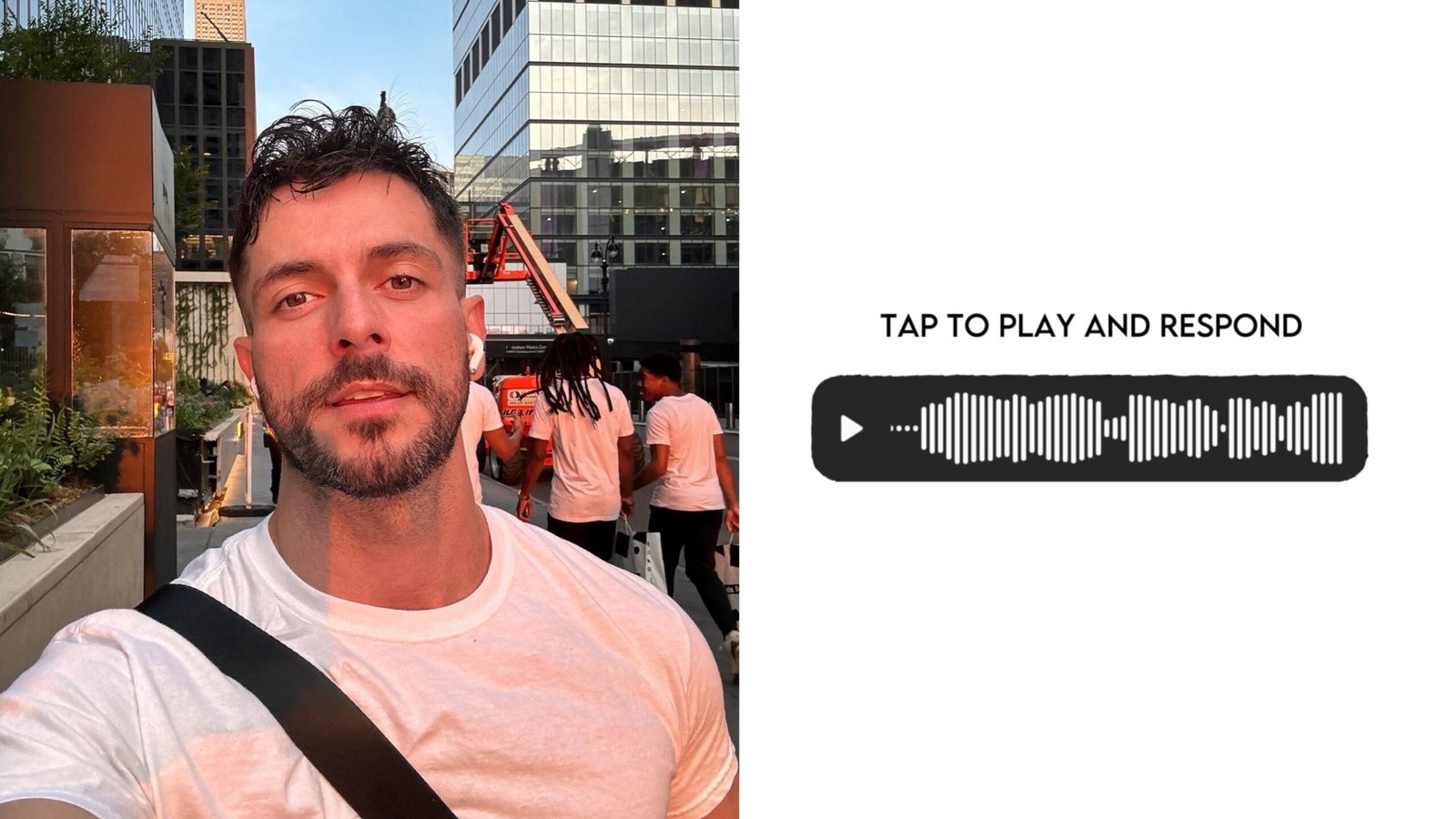 Sent you a voice message, tap here to respond.