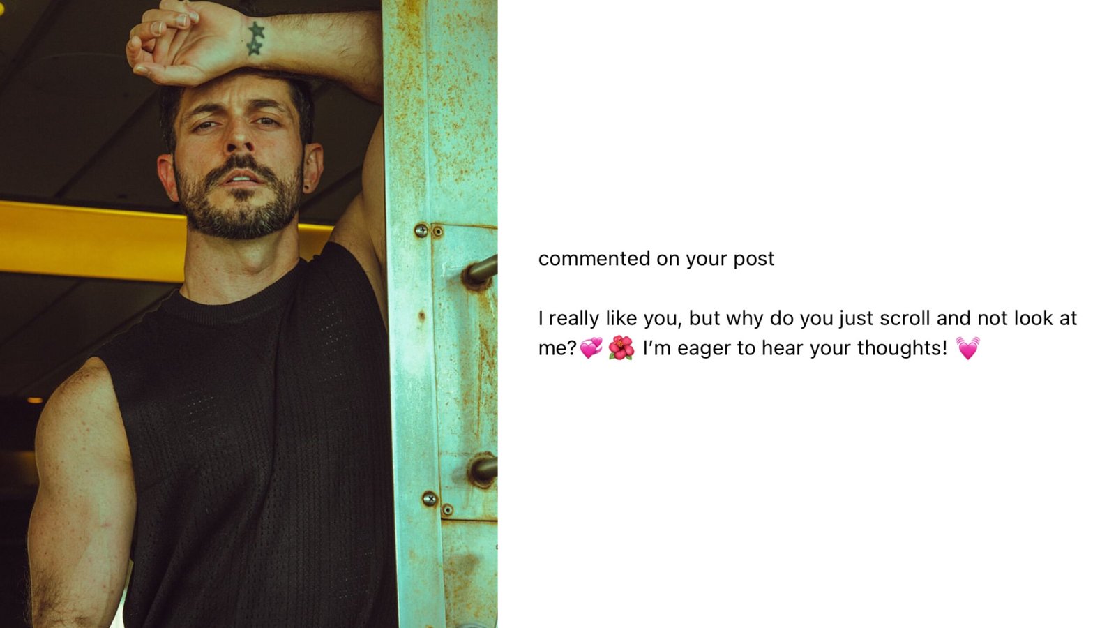 Commented on your post, tap here to respond
