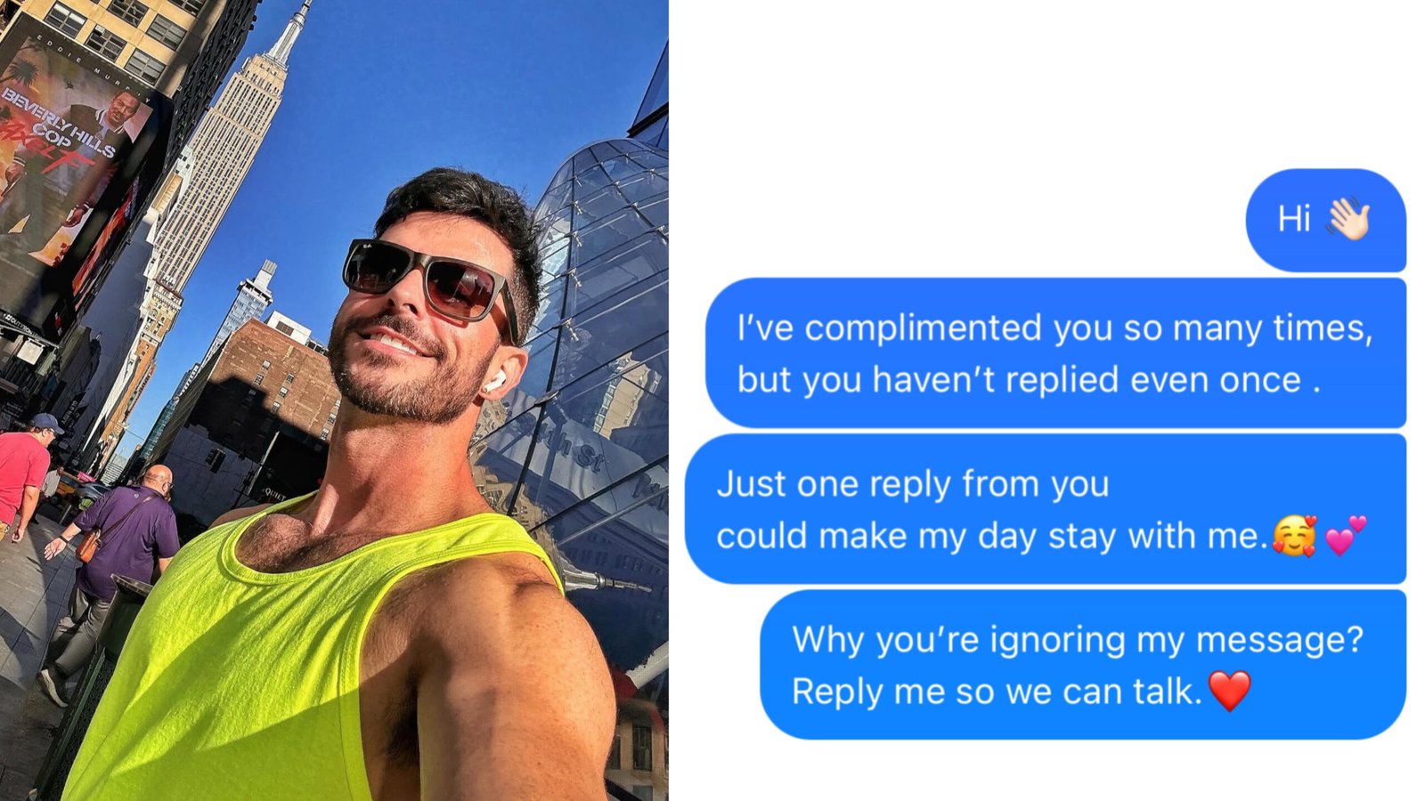 Sent you messages, tap here to respond